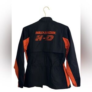 Harley Davidson Women’s Black Motorcycle Jacket Size XS P2P 19”